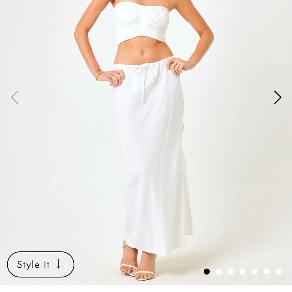 White Maxi Skirt— RELISTED